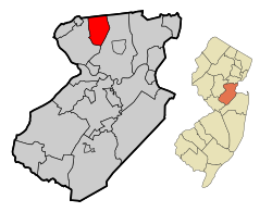 Middlesex County New Jersey Incorporated and Unincorporated areas South Plainfield Highlighted